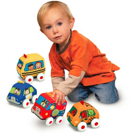 Melissa & Doug Pull-Back Vehicles Baby and Toddler Toy 9168